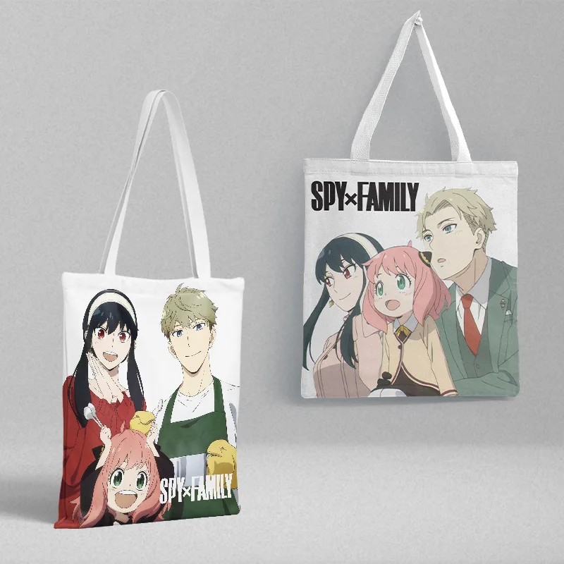 

New Anime SPY×FAMILY Loid Forger Anya Forger Cosplay Props Shoulder Bags Women Men Shopping Bag High Capacity Messenger Bag