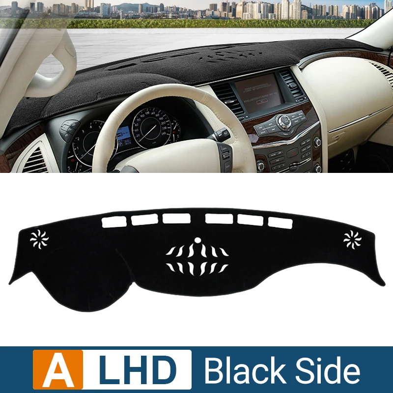 

Для Nissan Patrol Y62 Armada 2010-2015 2016 2017 2018 2019 2020 2021 2022 2023 коврики на приборную панель автомобиля, избегайте легких ковриков, ковры