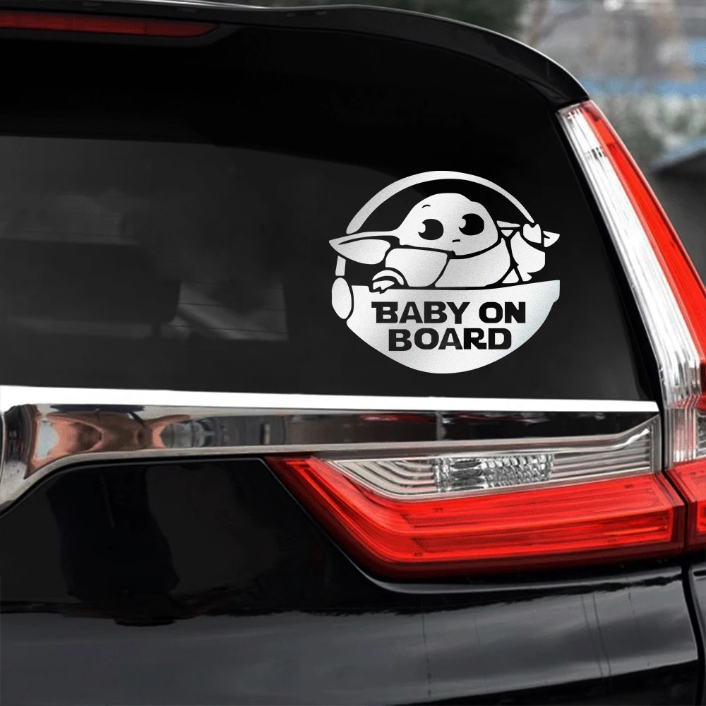 Автомобильная наклейка 3 размера наклейки Baby on Board виниловая пленка из ПВХ на