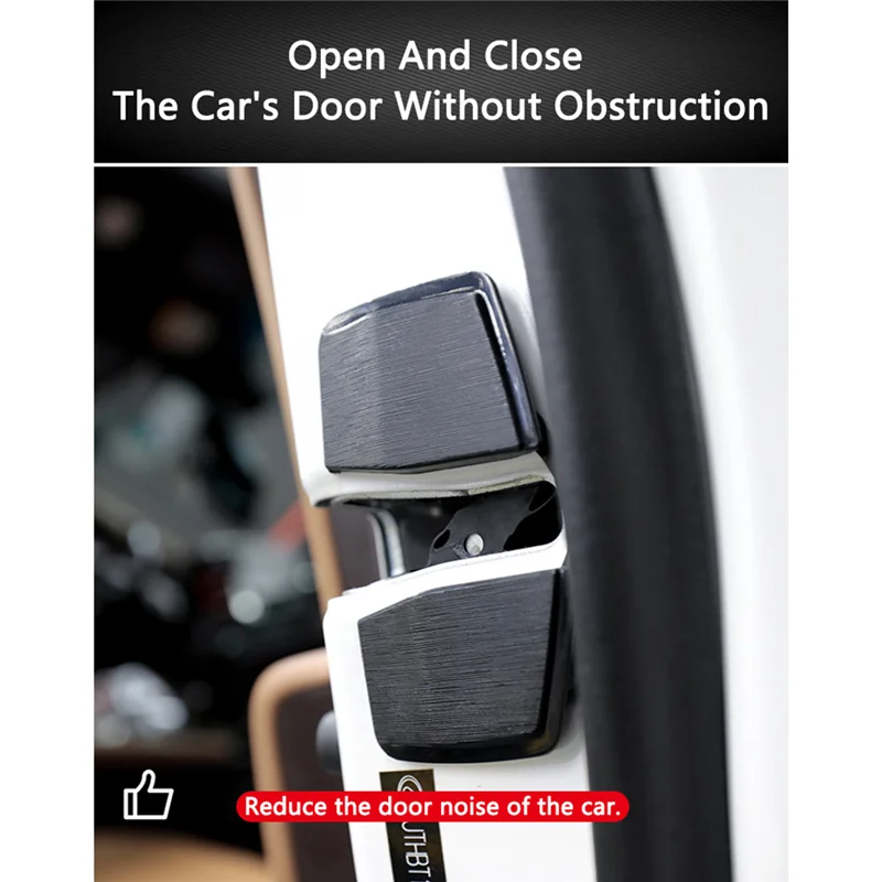 

4Sets TRD Door Lock Stabilizer Protector Latches Stopper Anti-Abnormal Noise for-Lexus Series-Toyota Land Cruiser LC200