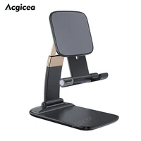 foldable desk phone holder stand for iphone 13 xiaomi ipad adjustable gravity metal table desktop cell smartphone stand holder