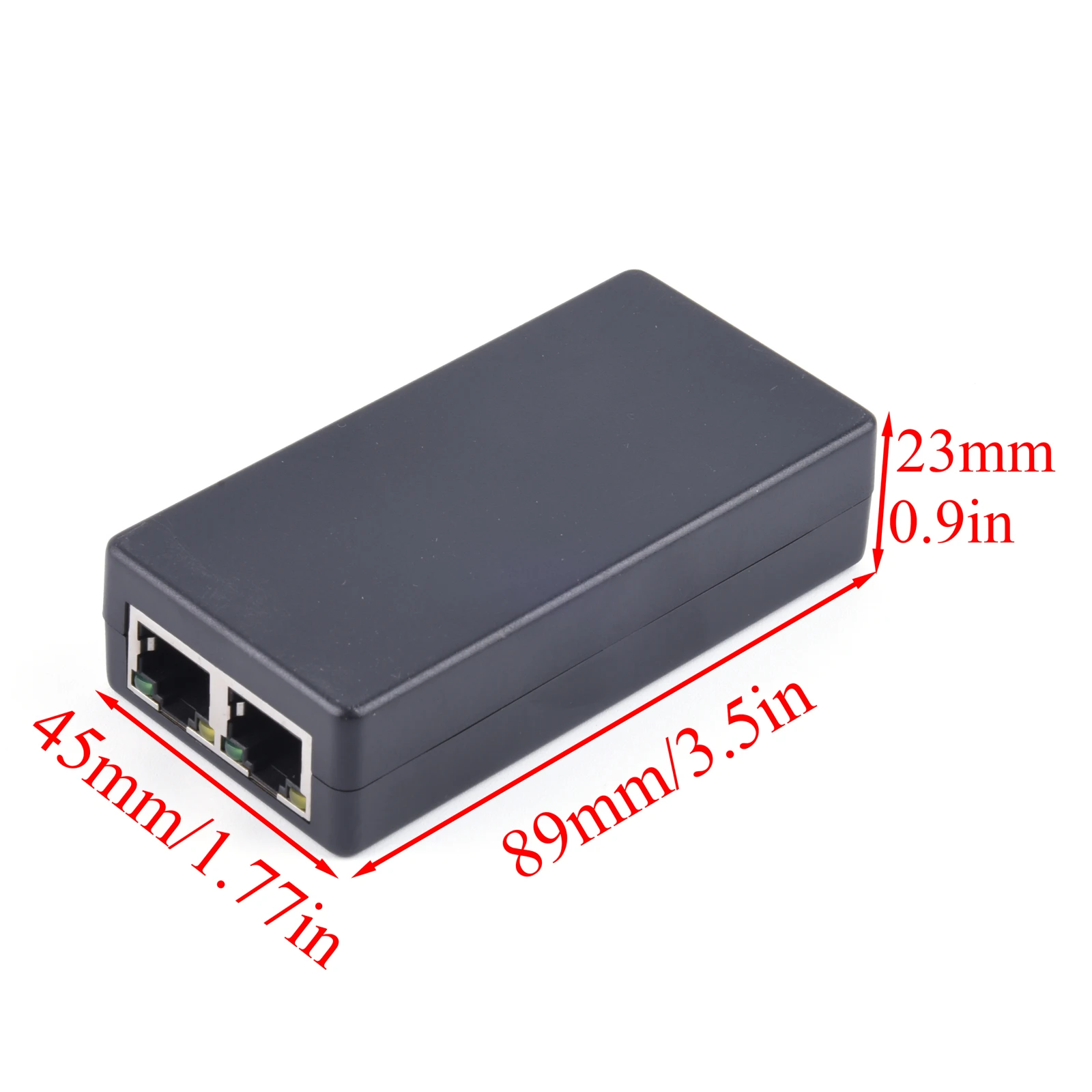 POE Extender 1 to 2 Port Repeater 100Mbps with IEEE 802.3af/at Standard For NVR IP Camera AP Switch POE Max Extend 80m/262.47ft