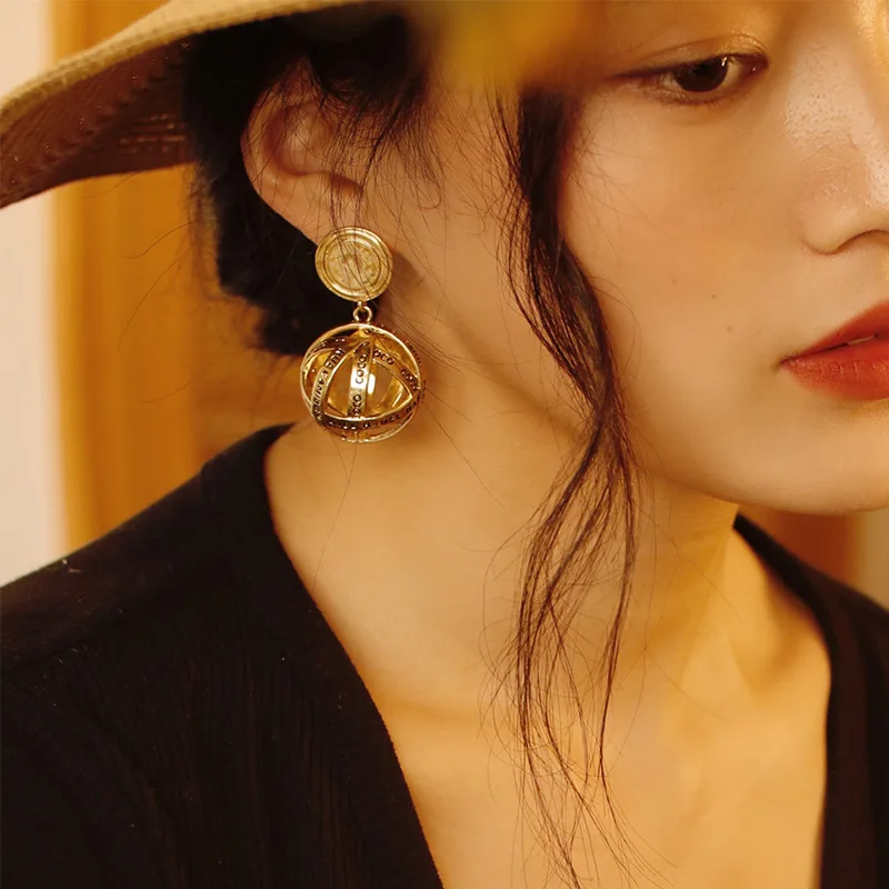 

Серьги из латуни с золотым покрытием