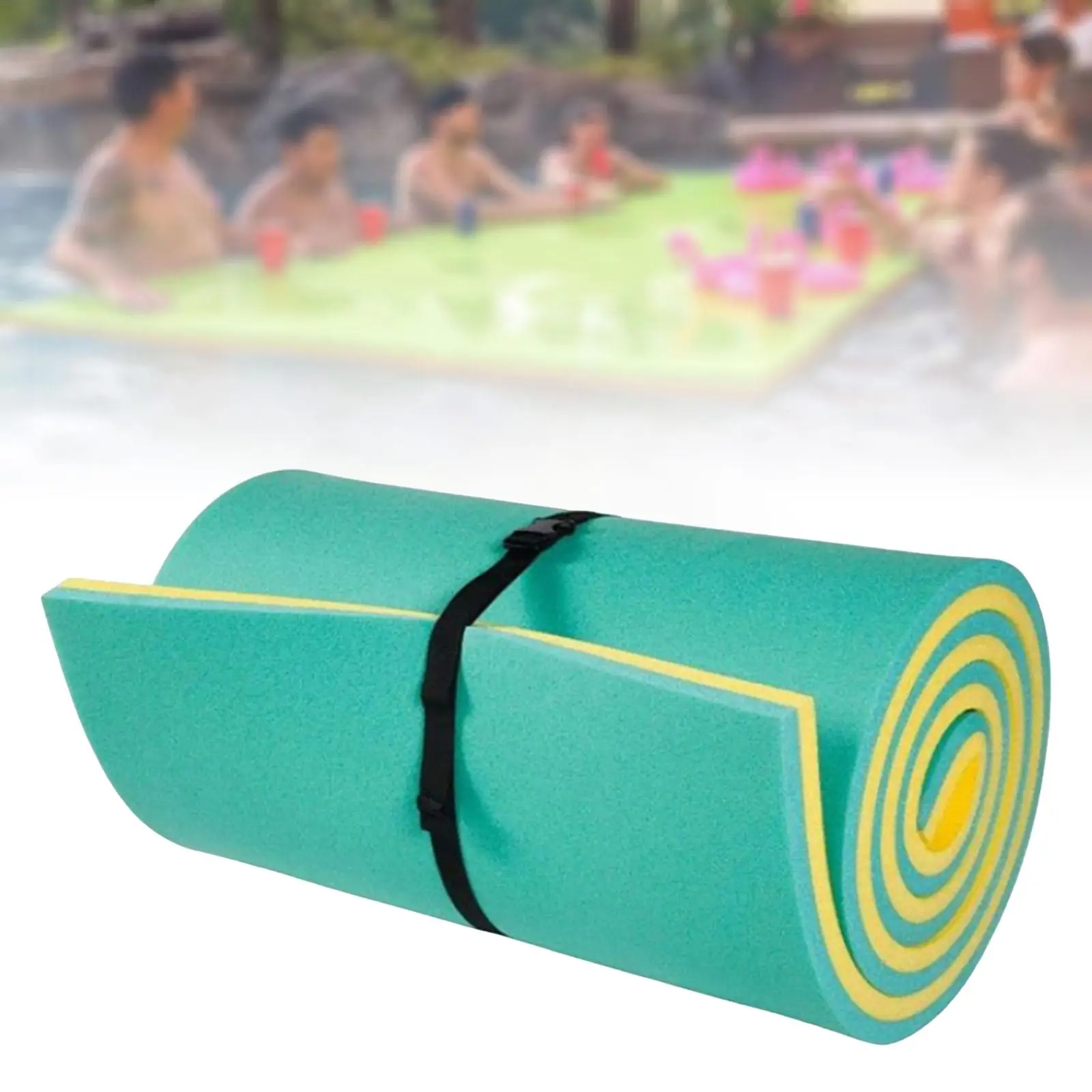 

Pool Floats Raft Lounges Mattress Portable Water Floating Mat Pool Lounger Float Non Inflatable for Beach Lake Boating River