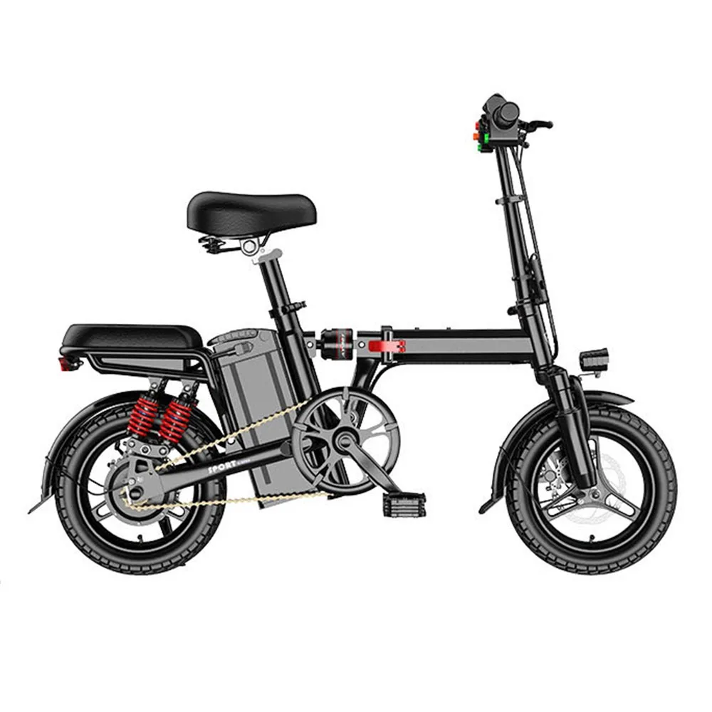 

Lithium Electric Bicycle 14 Inches Battery Vehicle Fold Men And Women Adult Valet Driving All-Scale Damping