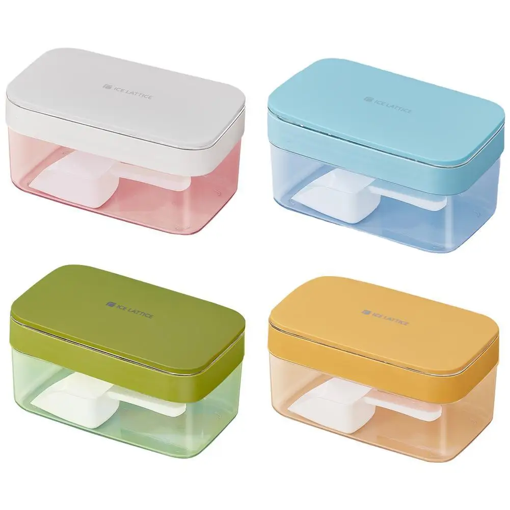 

Round Ice Cube Tray With Storage Box Quick Release Ice Cube Molds Party Bar Kitchen Square Container Cold Drink Kitchen Tools