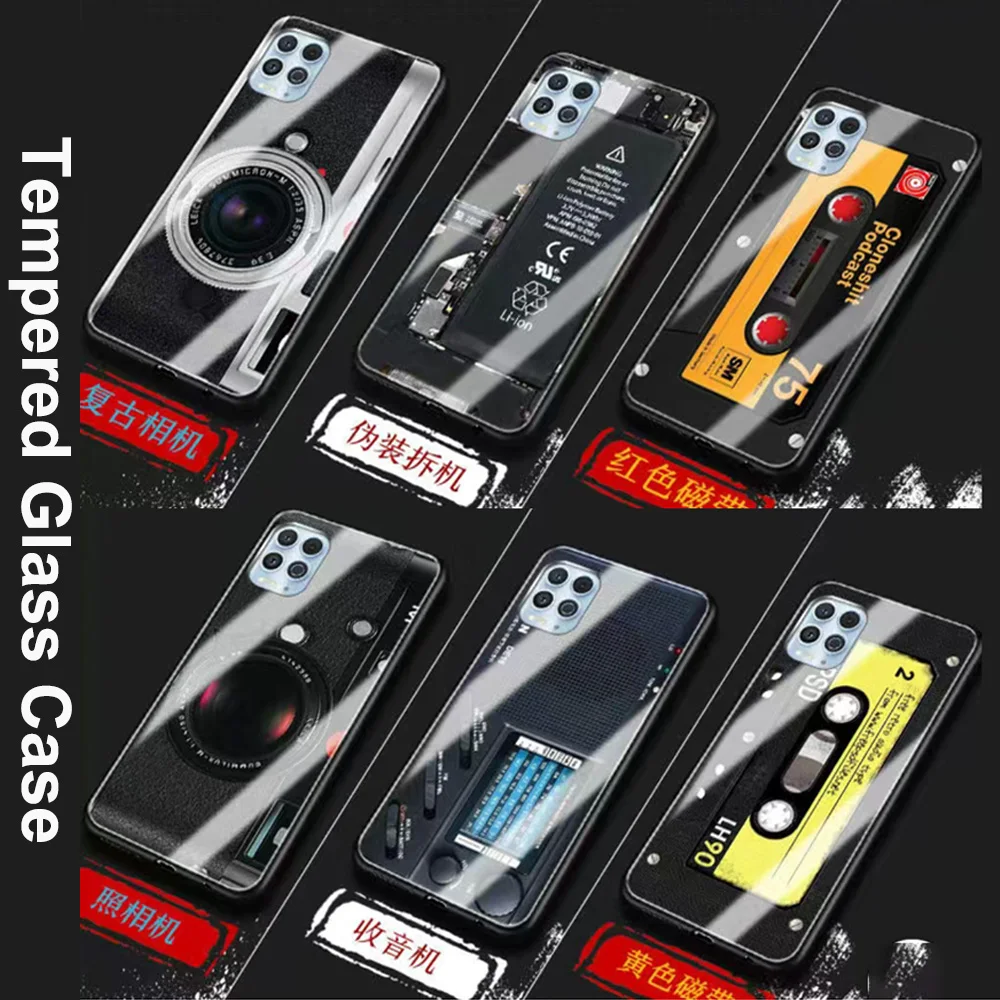 

Чехол для телефона в стиле ретро, внешний вид для MOTO Edge S/G100, защита от пыли, водонепроницаемый ударопрочный стеклянный чехол для Moto G100