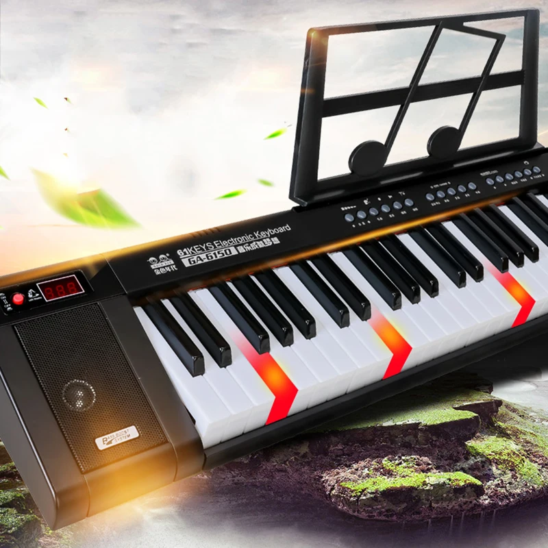 

Детский органайзер для фортепиано и клавиатуры, электронный 61 клавиша, профессиональный тренировочный контроллер, музыкальные инструмент...