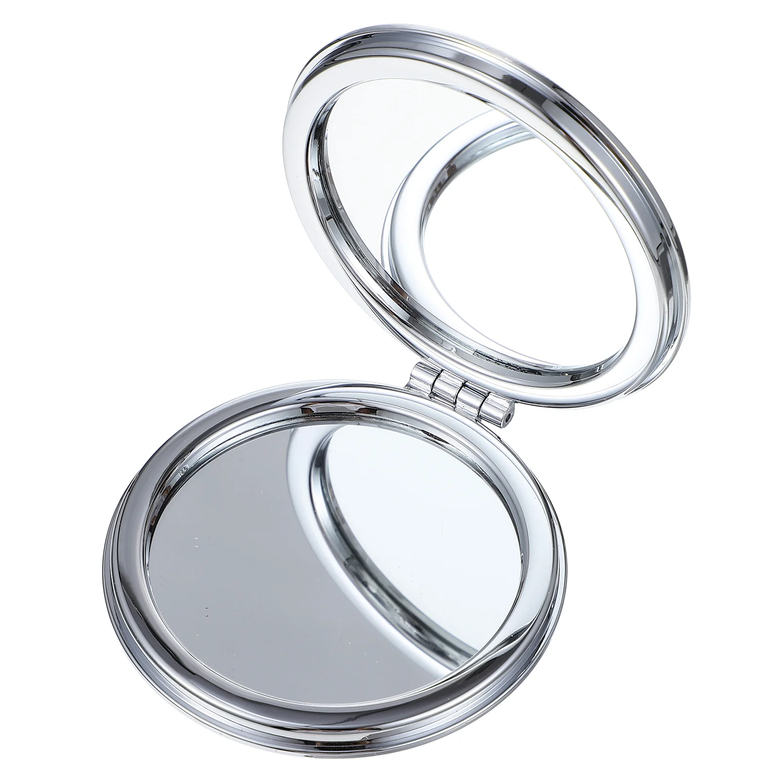 

Mirror Mini Pocket Makeup Round Foldable Travel Compact Purse Portable Hand Women Shape Handheld Delicate Folding Sided Handbag