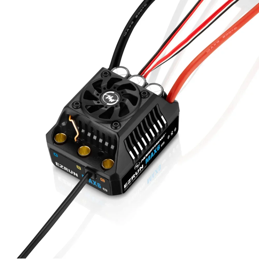 Фото AvaCoreHobbywing EZRUN MAX6 G2 200A 3-8S Бесколлекторный регулятор скорости с датчиком (ESC) / Моторы EZRUN 4990SD 5690SD G2-1650KV 1250KV для радиоуправляемых моделей 1/5, 1/6, 1/7, 1/8 масштаба №5