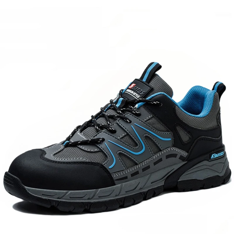 Мужская Повседневная дышащая защитная обувь большого размера со стальным носком