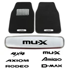 Автомобильный коврик с эмблемами для Isuzu AMIGO Axiom Dmax MUX Panther Rodeo 4WD автомобильные коврики металлические наклейки с эмблемой автомобильные аксессуары