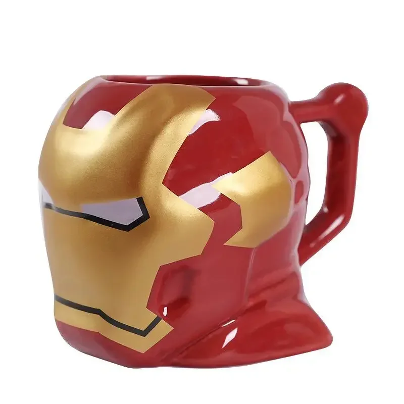Керамическая кружка Marvel The Avengers Superhero Series для мальчиков и девочек, креативная кофейная кружка, кружка с изображением Человека-паука, Железного человека, кружка большой емкости, подарок (art.: 3920dae80e90a) - 3920dae80e90a