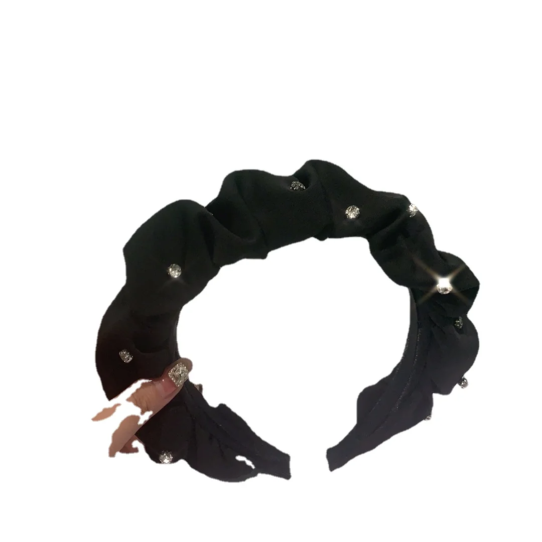 

Yy высокий Топ с черепом плиссированная повязка на голову осень и зима Женская повязка Новая современная шпилька для волос