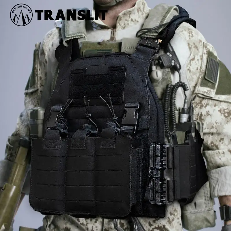 

1000D Nylon Laser Cutting durable air soft equipment tactical army Military vest plate carrier Tactical vest