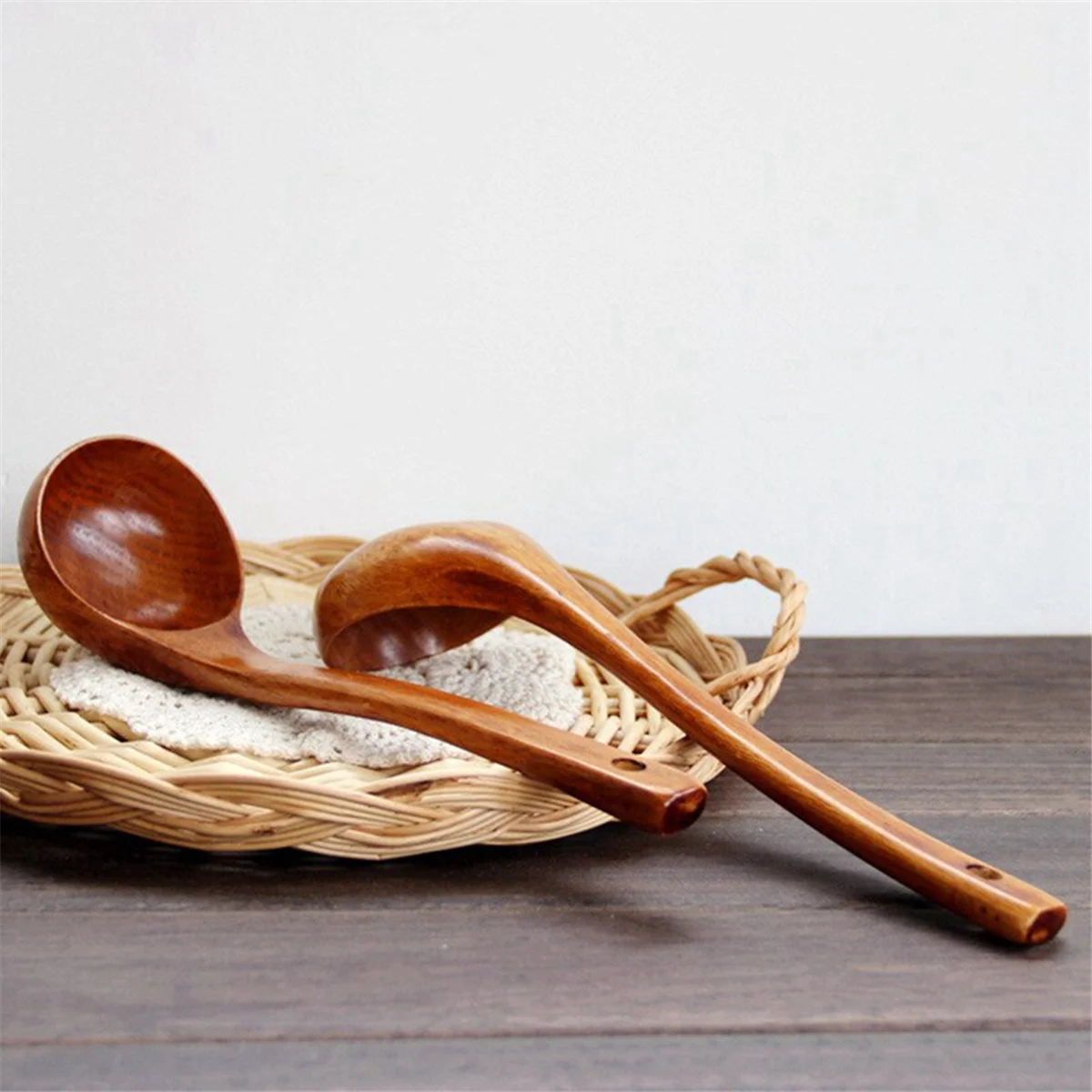 1 шт. деревянная ложка для супа кухни