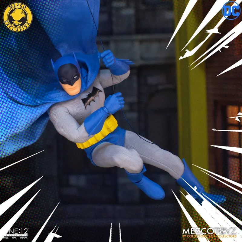 Фото Оригинальный набор фигурок MEZCO One:12 Collective Golden Age Batman vs Two Face в коробке, в наличии, коллекционная модель, игрушки для любителей экшн-фигурок. №2