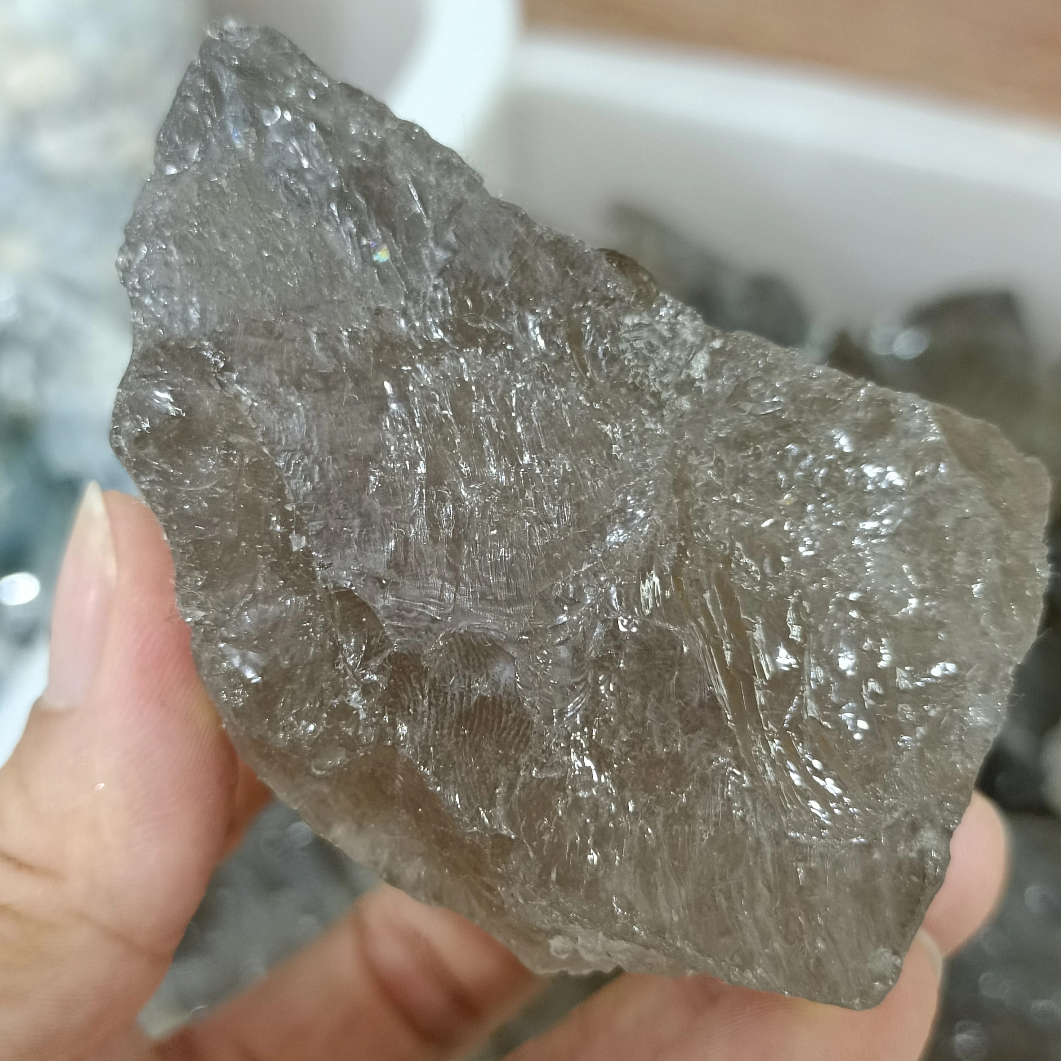 

NATURAL TAWNY CRYSTAL ENERGY REIKI HEALING DECORATIVE GIFT