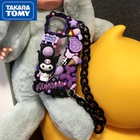 takara tomy hello kitty for iphone13 13 pro 13 pro max dark cover for iphone 12 12 pro 12 promax cream glue mobile phone case