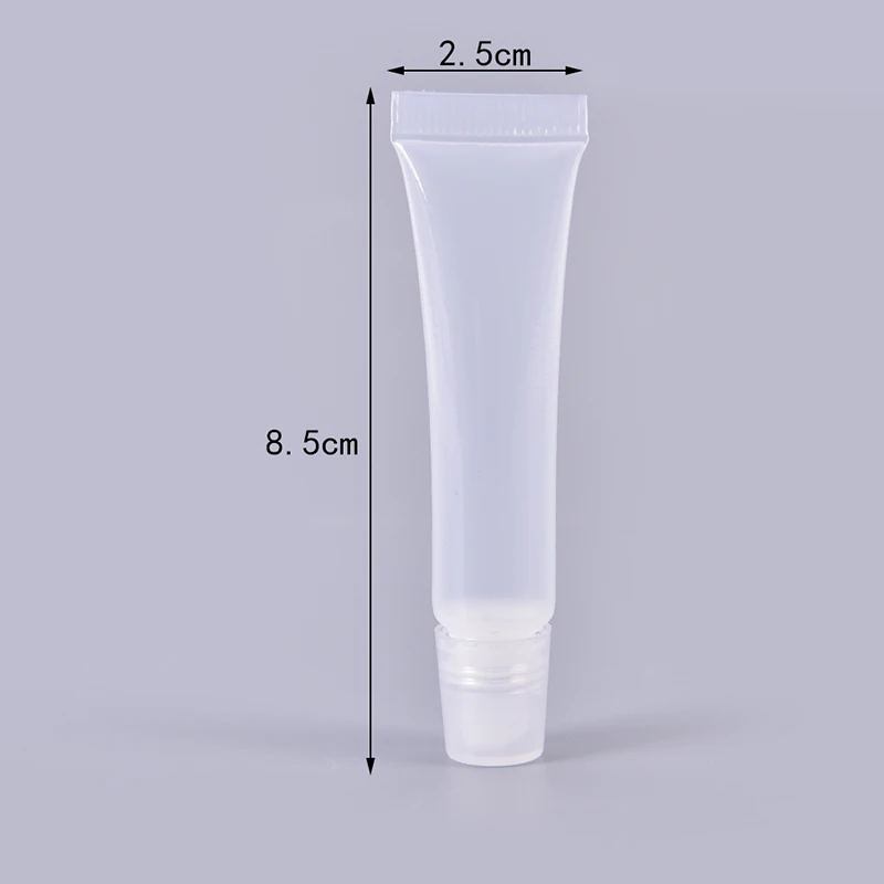 20pcs/lot 8ml Empty Lipstick Tube Lip Balm Soft Tube Makeup Squeeze Clear Lip Gloss Container images - 6