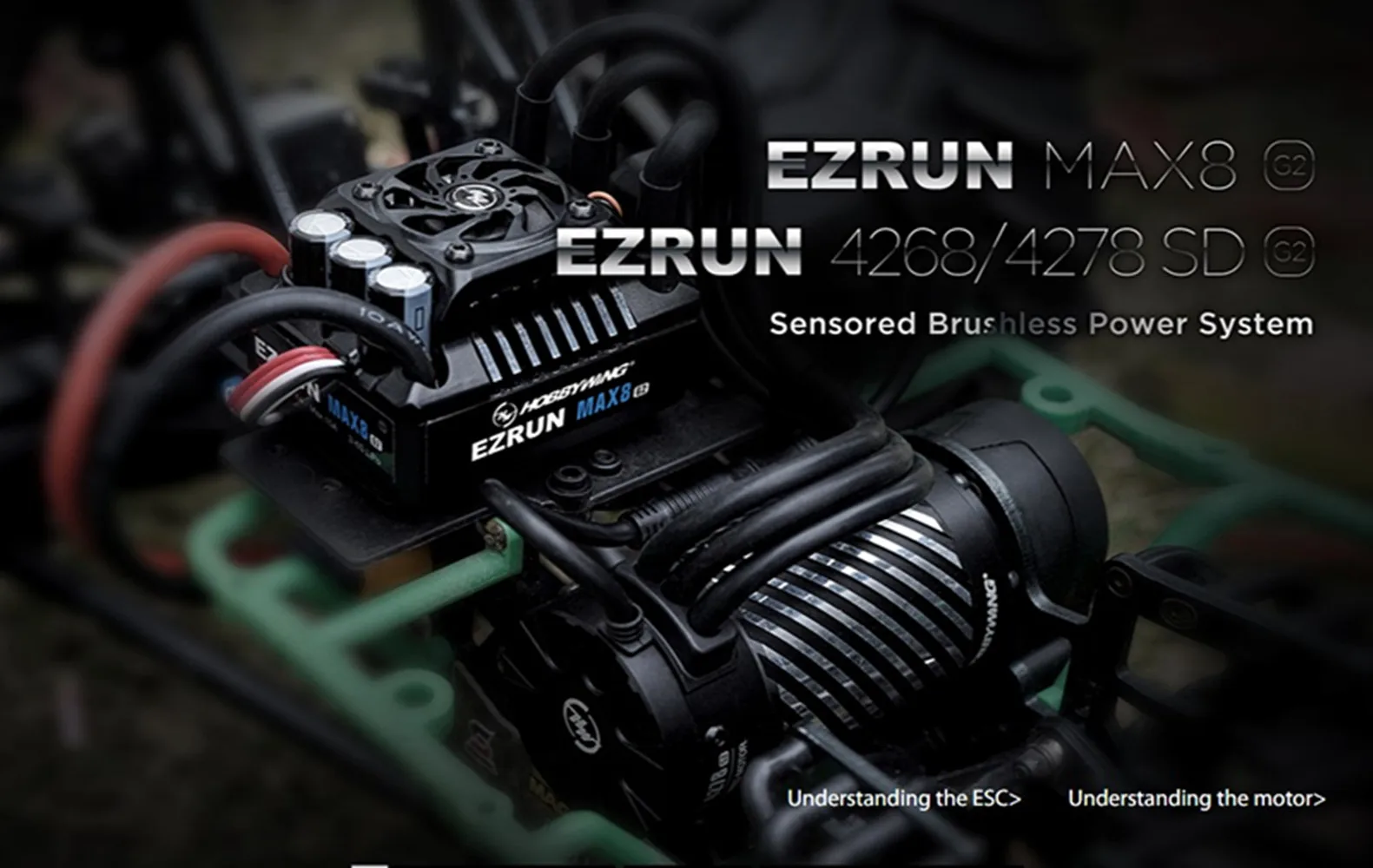 Новый продукт HOBBYWING EzRun 4268 &amp 4278 SD G2 двигатель Max8 ESC сенсорная бесколлекторная