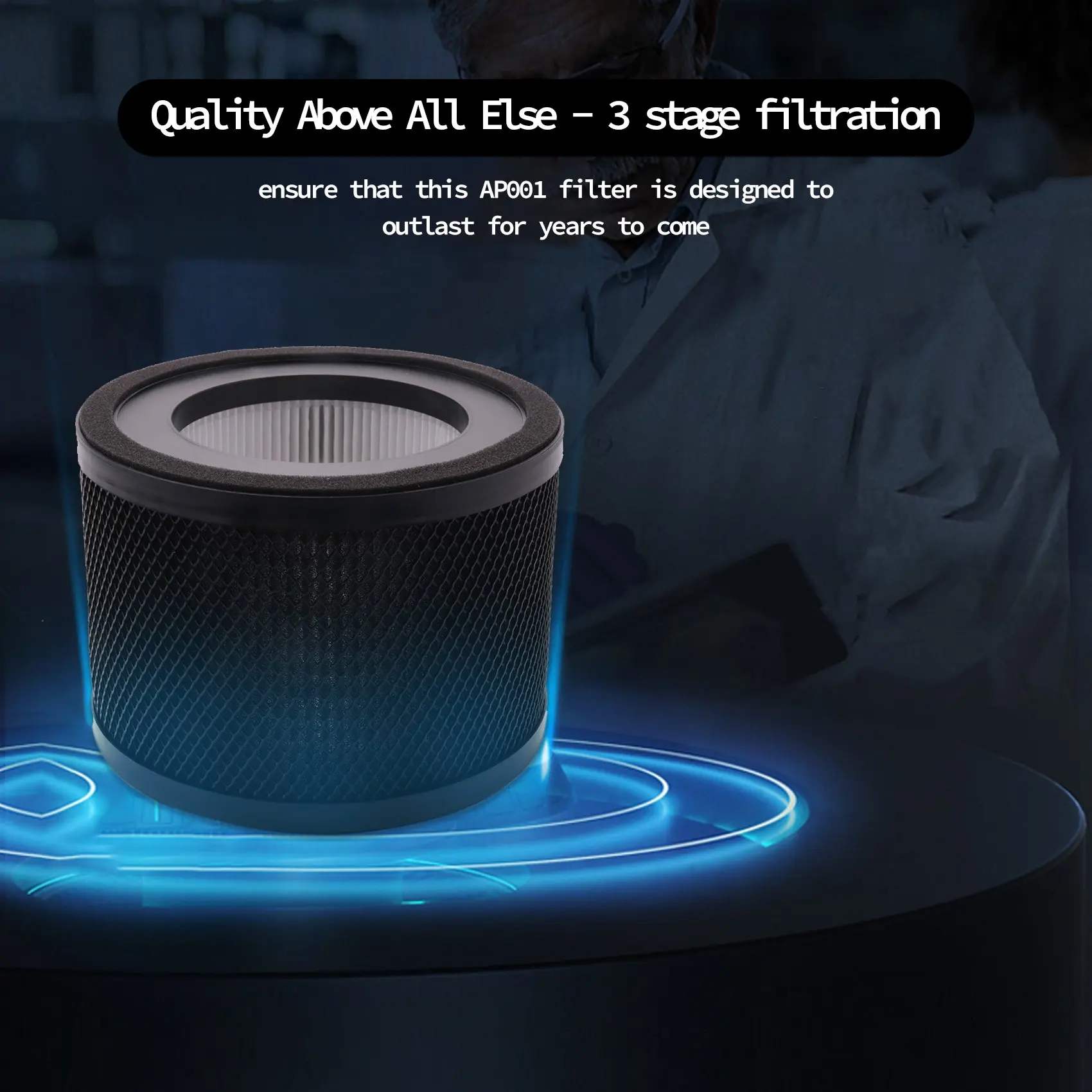 Сменный HEPA-фильтр TaoTronics TT-AP001 очиститель воздуха для VAVA VA-EE014 с фильтром