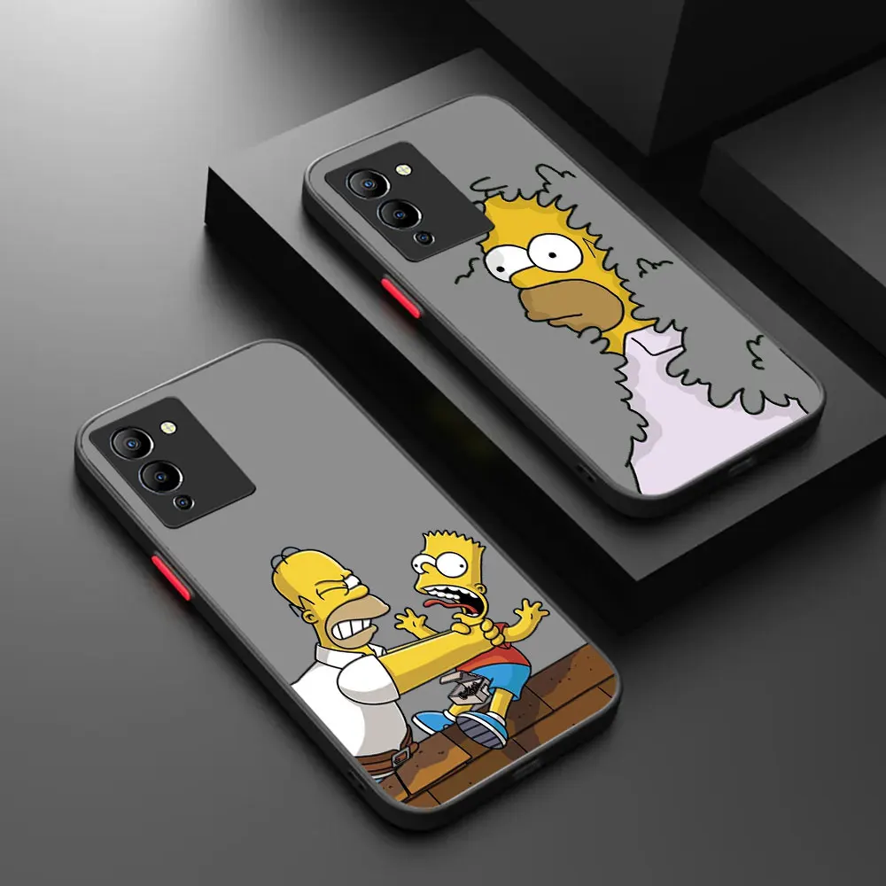 Матовый противоударный защитный чехол для камеры The Movie S-Simpsons ONE PLUS 9 8T 7 7T 6 5T NORD N100