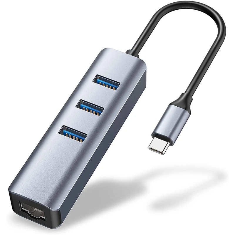 

USB C to Ethernet Adapter,RJ45 to USB C Thunderbolt 3/Type-C Gigabit Ethernet LAN Network Adapter for Pro