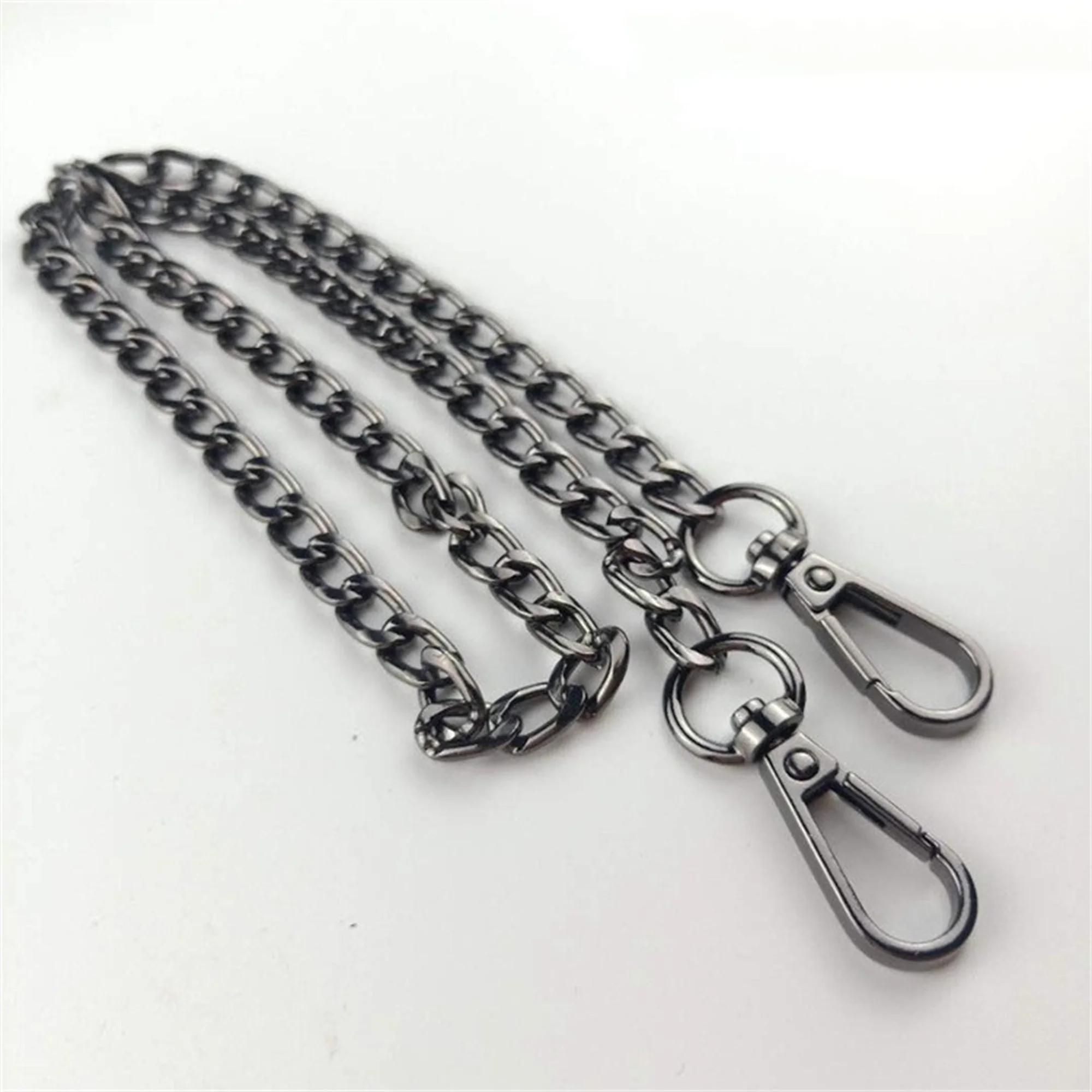 5 Pcs 40/60/120CM Metal Purse Chain Strap Handle Replacement Handbag Shoulder Bag Chain Accessories Light Gold/Silver/Gun Black/ images - 6