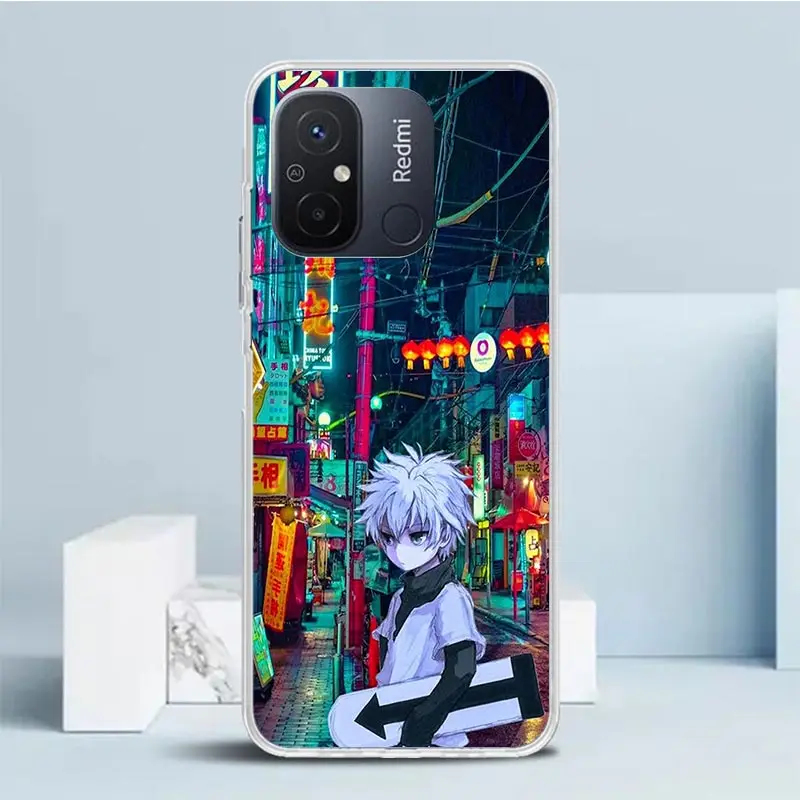 Чехол для телефона HunterX Killua Xiaomi Redmi 12C 12 10C 10 10A 9C 9A 9T 9 8 8A 7 7A 6 Pro 6A K20 K30 K40 S2 Мягкая
