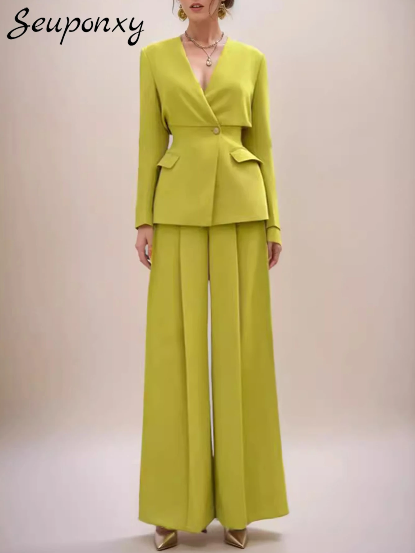 Высококачественный Женский модный профессиональный костюм новинка 2024