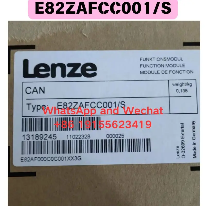 Совершенно новый оригинальный б/у E82ZAFCC001/S Luntz модуль платы ввода-вывода инвертора