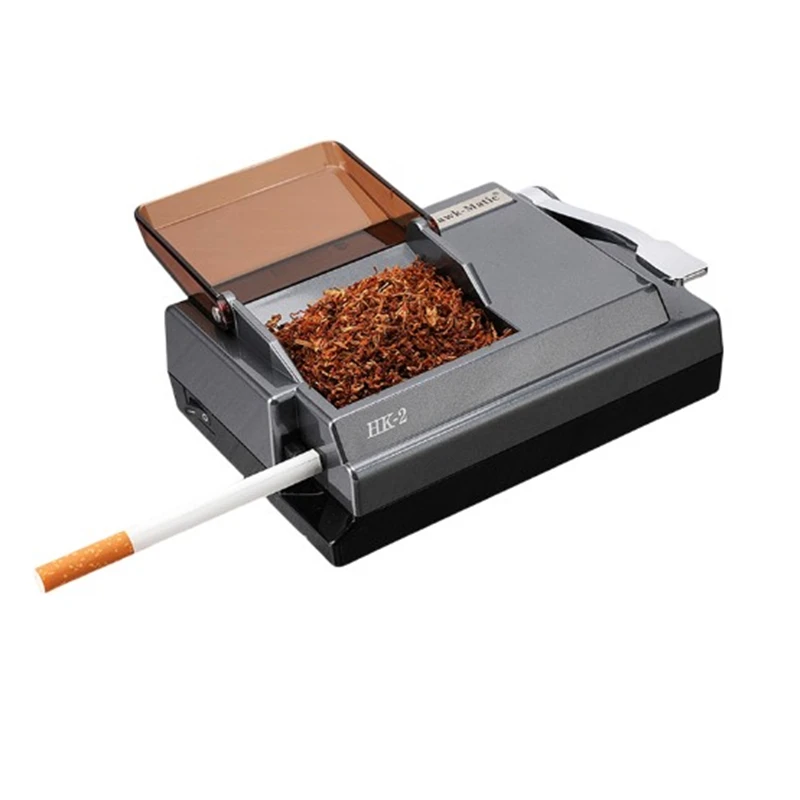 

Portable Electric Cigarette Injector Smoker Tube Gadgets for Men Home Use Tobacco Rolling Machine Men Gift 2Colors Drop Shipping