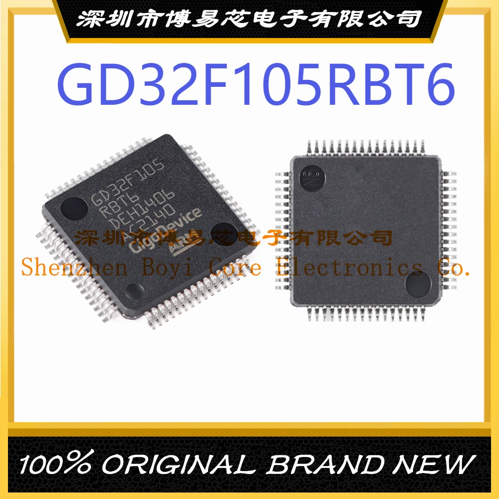 1 шт./лот GD32F105RBT6 новый оригинальный точечный чип LQFP64 MCU IC