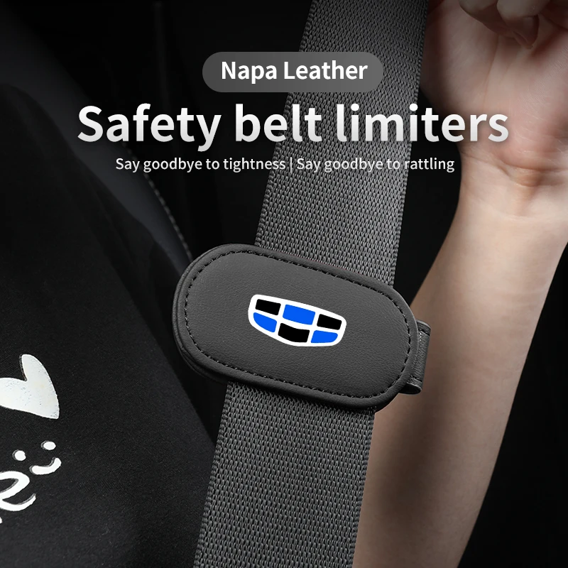 

2pcs Universal Car Seat Belt Clip Seat Belt Adjustable Auto Stopper For Geely Atlas Boyue NL3 X6 EX7 Emgrand X7 SUV GT GC9 Borui