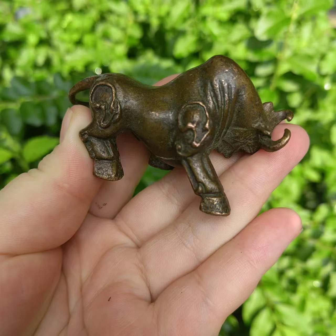 Статуэтка из красной меди для стены и улицы статуэтка латуни современный Декор