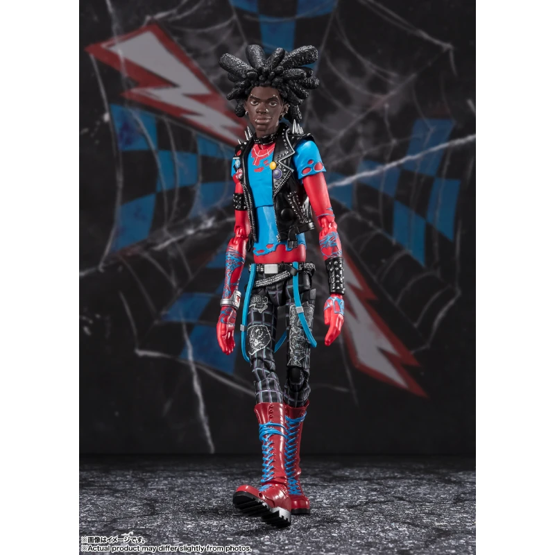 В наличии Bandai S.H. Фигуртс SHF Человек-паук: Across The Spider-Verse Punk Spider аниме экшн-фигурка