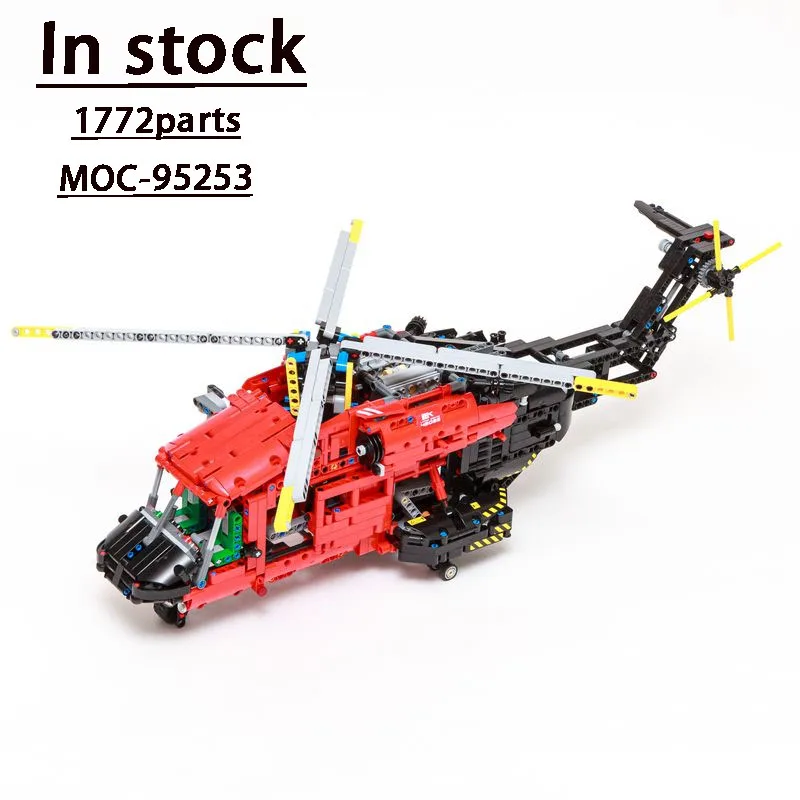 

Модель строительного блока MOC-95253 Urban, внедорожник, фотоспасательная модель • Детали 1772, подарок на день рождения для детей