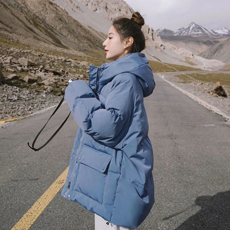 Winter Coat for Women Coats Parkas Jackets Hooded Cotton Padded Jacket Loose Korean Fashion Women's Winter Jacket 2022