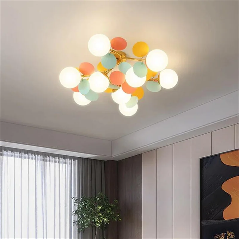 

Flowering Branches Ceiling Lights Nordic Style LED Ceiling Lamp Living Room Bedroom Dining room Kids room Deco Lighting Fixtures