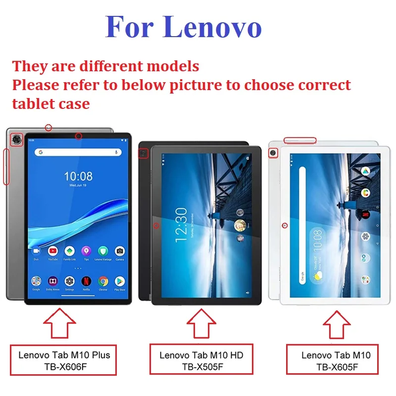 For Lenovo Tab M10 HD 2nd Gen Case TB-X306X TB-X306F 10.1'' Kids Safe Shockproof Silicon Cover FHD Plus 2020 | Компьютеры и