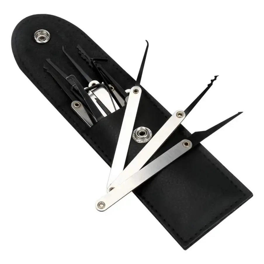 

Набор Из 15 Портативных Инструментов Для Вскрытия Автомобильных Замков, Профессиональный Набор Отмычек