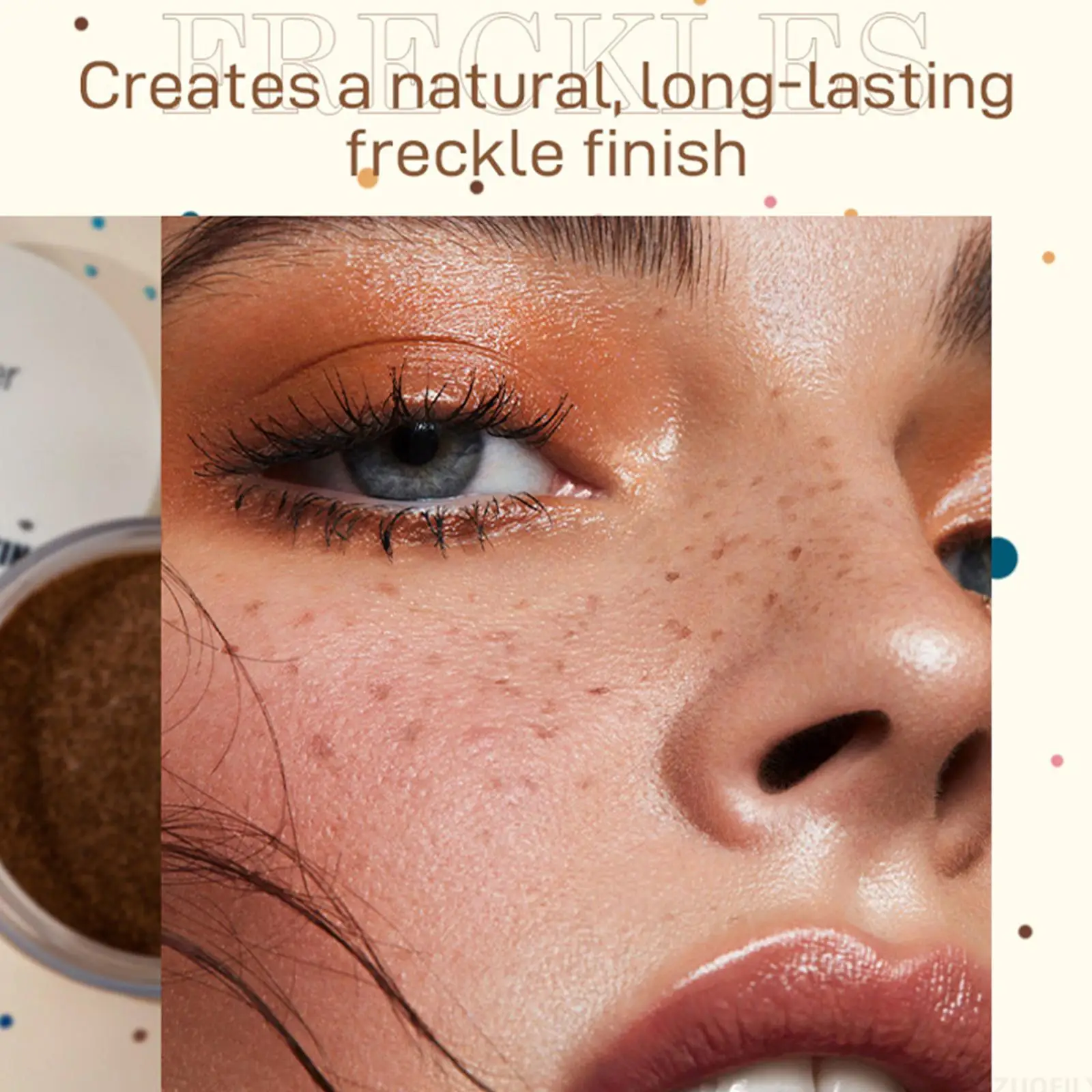 

Веснушка, яркая, Реалистичная, розовая ручка для макияжа с чернилами, выглядит больше всего, создающая ручку, легкая, в горошек, водонепрониц...