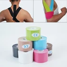 Кинезиологическая лента Атлетическая Восстановления Эластичная лента с заплатами на коленях, мышцы боли наколенники Поддержка для тренажерного зала Фитнес повязки 2021