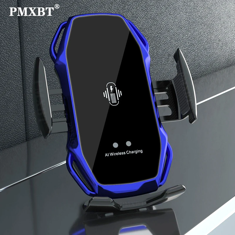 

Auto Sensor 10W Qi Car Wireless Charger For iPhone 12 11 XS XR X Huawei Samsung S20 S10 Magnetic USB Infrared Car Phone Charger