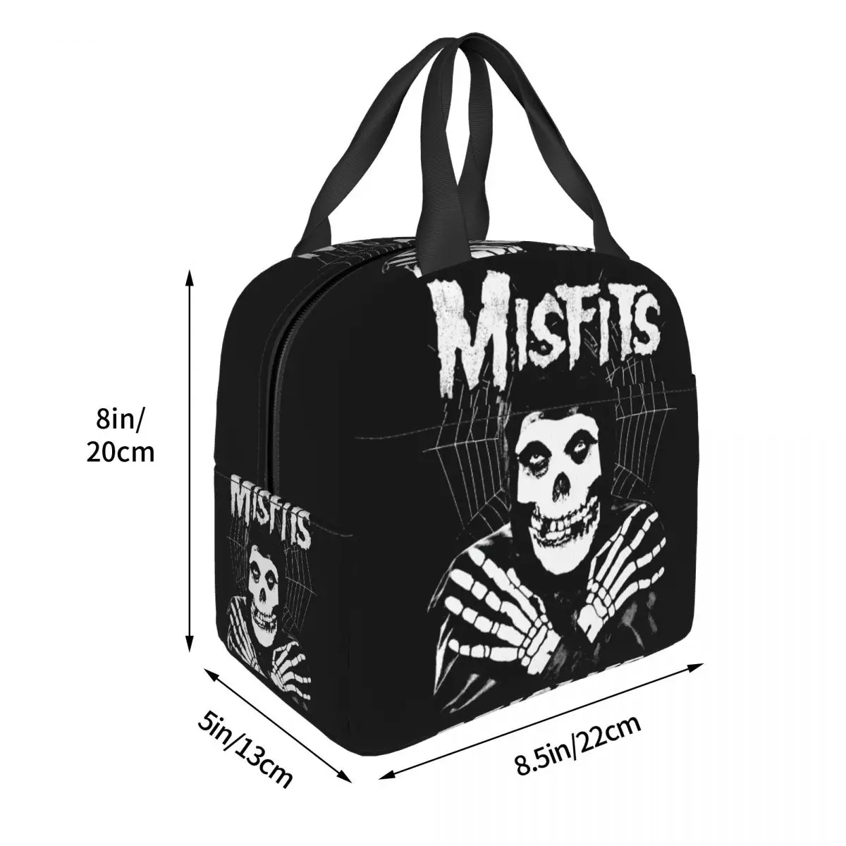 Пользовательские ужасы панк-рок-группа Misfits изолированная сумка для обеда