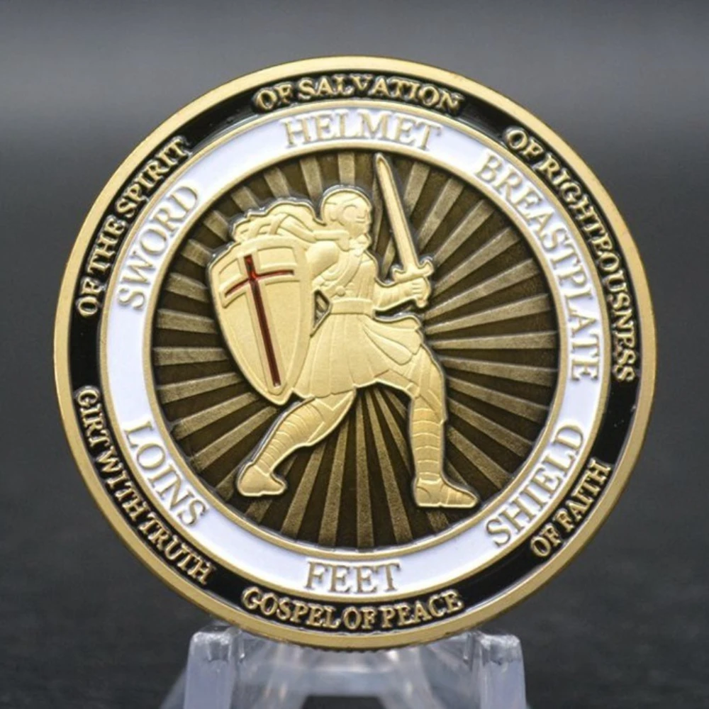 

Сувенирная монета "Защити Веру", позолоченная