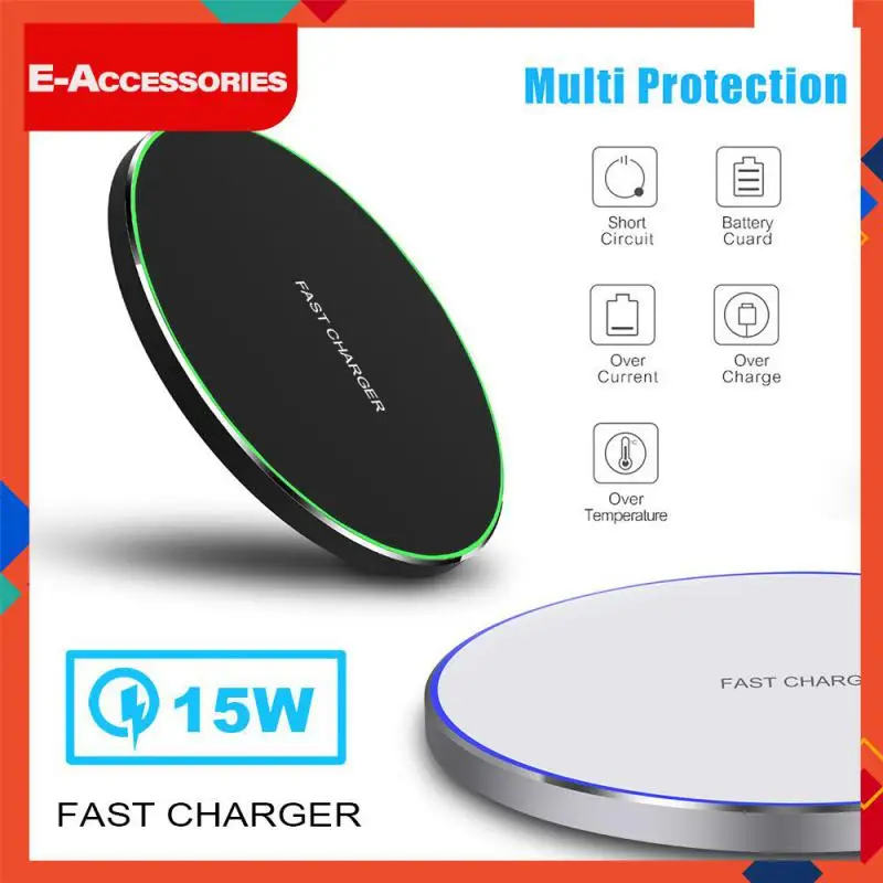 

15W Fast Wireless charger for iPhone XS Max X 8 XR 11 Samsung S10 S9 Note 9 Huawei P30 Mi 9 8 QC 10W Qi Charging Pad