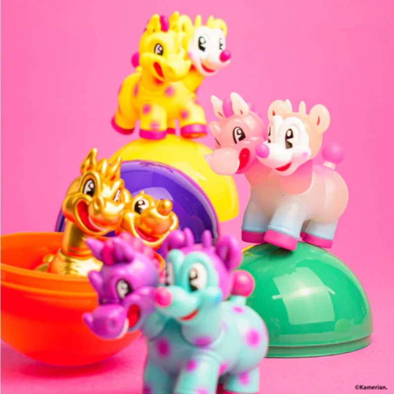 Фото Коллекционная фигурка милого пятнистого оленя Kenelephant в капсуле Gashapon, новая цветовая гамма, в наличии для коллекции №1