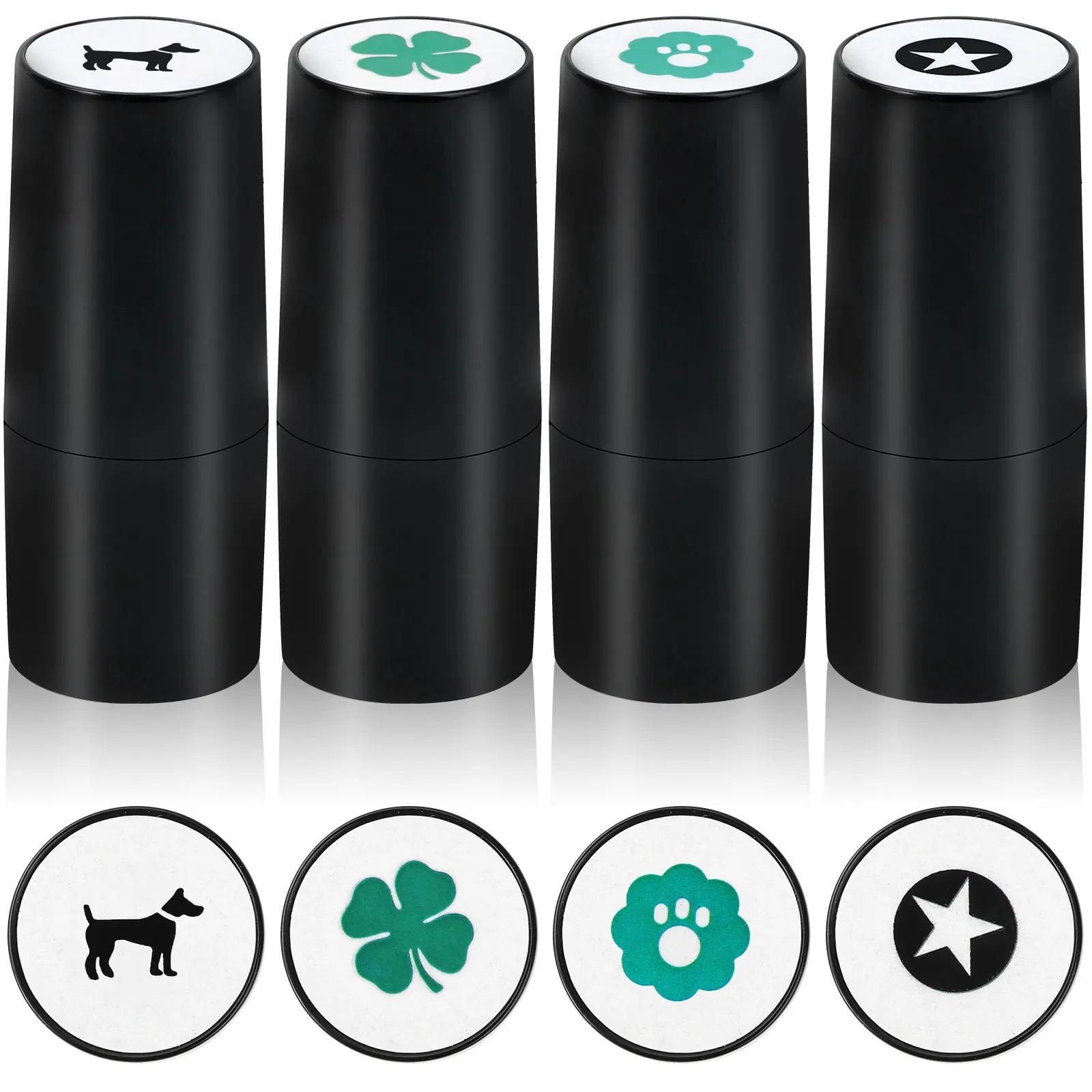 

4 Pcs Golf Ball Stamps Quick Dry Golf Ball Stamps